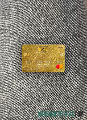 Banco do Sri Lanka Banco do Ceilão Mastercard Gold Photolook Front amostra